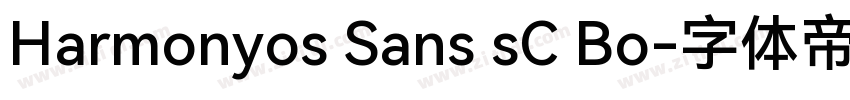 Harmonyos Sans sC Bo字体转换
